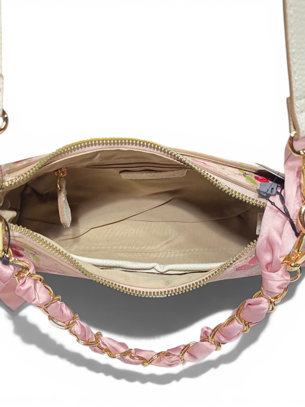 Nanette Lepore Pink Cherry-Print Shoulder Bag - Picture 9 of 12